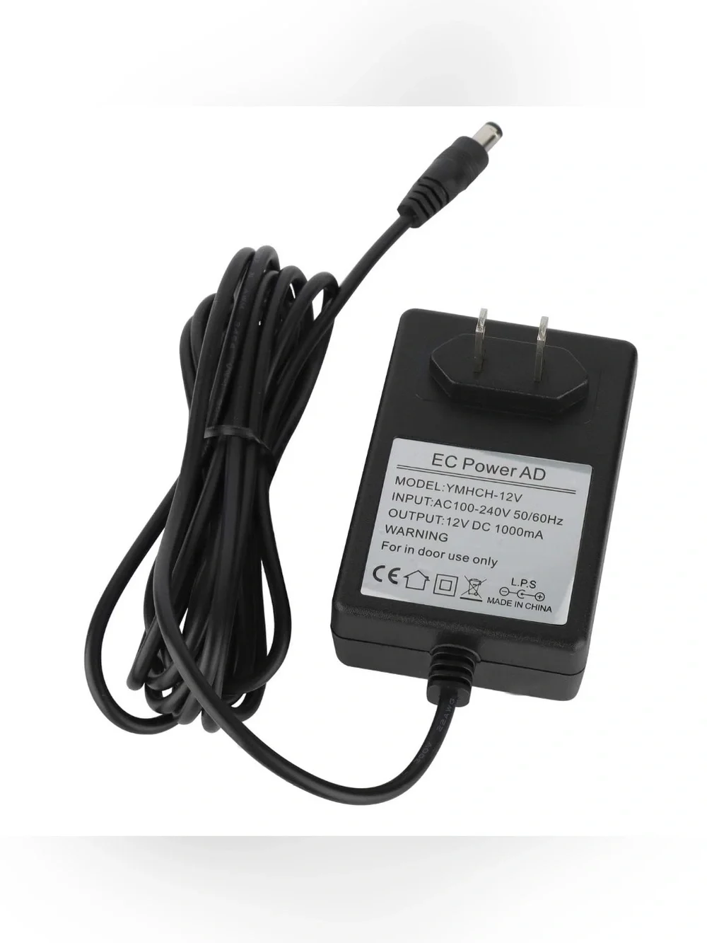 Replacement 12V Tablet Power Adapter - Black